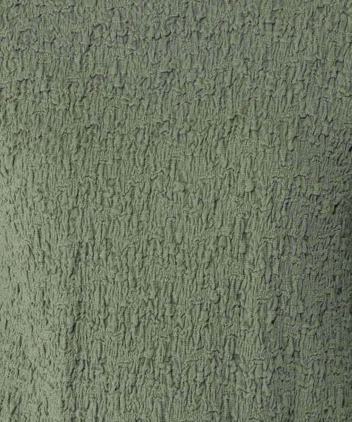 studio CLIP（スタディオクリップ）の「シャーリングプルオーバー（Tシャツ/カットソー・レディース・ブラウン系その他/オフホワイト/カーキ・MEDIUM/LARGE）」の8枚目の写真