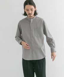 URBAN RESEARCH | WASHABLEウールバンドカラーシャツ(シャツ/ブラウス)