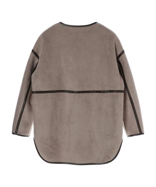 YECCA VECCA／イェッカヴェッカ フェイクムートンコート イェッカ ヴェッカ YECCA VECCA リバーシブルフェイクムートン