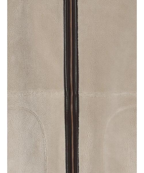 YECCA VECCA（イェッカヴェッカ）の「リバーシブルフェイクムートンコート＊（ムートンコート・レディース・グレイッシュベージュ/モカ・FREE）」の6枚目の写真