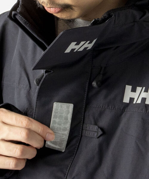 HELLY HANSEN（ヘリーハンセン）の「【HELLY HANSEN/ヘリーハンセン】Ocean Frey Jacket オーシャンフレイジャケット（ブルゾン・メンズ・ブラック/ライトグリーン・MEDIUM/LARGE）」の9枚目の写真