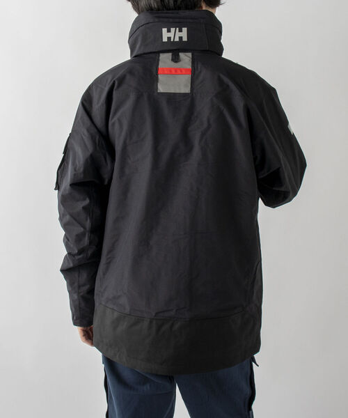 HELLY HANSEN（ヘリーハンセン）の「【HELLY HANSEN/ヘリーハンセン】Ocean Frey Jacket オーシャンフレイジャケット（ブルゾン・メンズ・ブラック/ライトグリーン・MEDIUM/LARGE）」の8枚目の写真