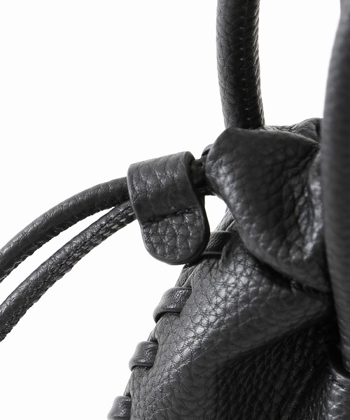 ADD CULUMN（アドカラム）の「【ADD CULUMN/アドカラム】FAKEFAKE LEATHERMINI BAG:ショルダーバッグ◆（ショルダーバッグ・レディース・ブラック/ベージュ/グリーン/ブラウン系その他・FREE）」の8枚目の写真