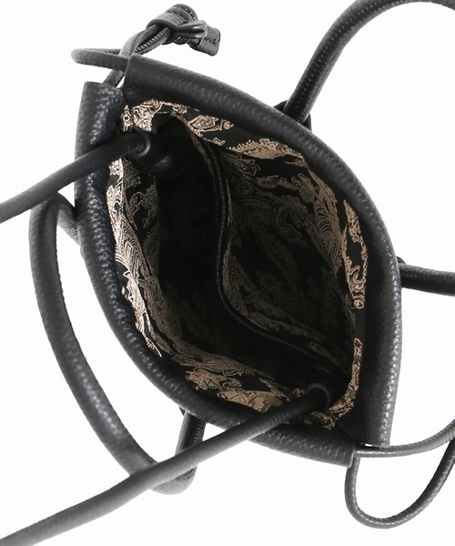 ADD CULUMN（アドカラム）の「【ADD CULUMN/アドカラム】FAKEFAKE LEATHERMINI BAG:ショルダーバッグ◆（ショルダーバッグ・レディース・ブラック/ベージュ/グリーン/ブラウン系その他・FREE）」の5枚目の写真