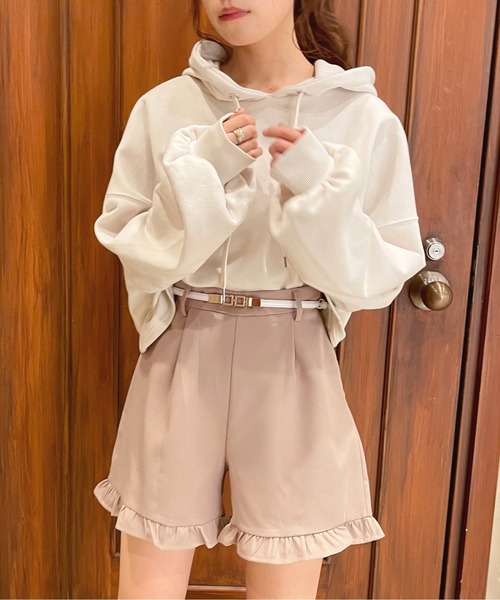 apres jour(アプレジュール)の「フリルショートパンツ【ZOZOTOWN限定アイテム】(その他パンツ・レディース・ピンクベージュ/モカ/ブラック/ブラウン系その他・フリー/X-LARGE)」の7枚目の写真
