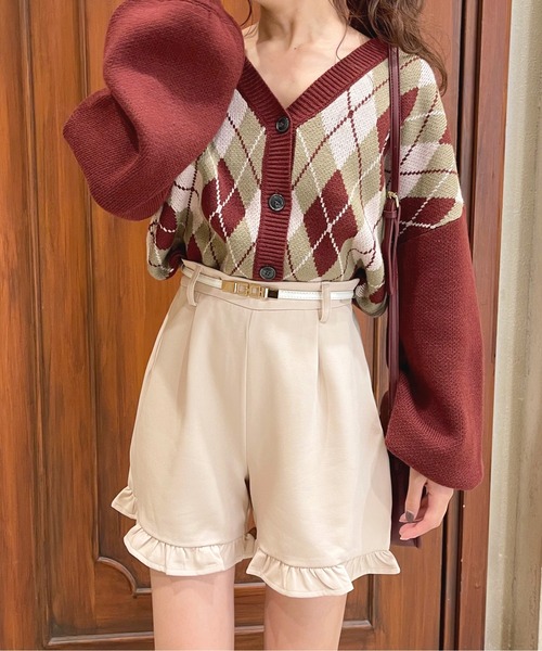 apres jour(アプレジュール)の「フリルショートパンツ【ZOZOTOWN限定アイテム】(その他パンツ・レディース・ピンクベージュ/モカ/ブラック/ブラウン系その他・フリー/X-LARGE)」の14枚目の写真