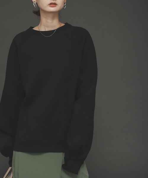 SENSE OF PLACE by URBAN RESEARCH（センスオブプレイスバイアーバンリサーチ）の「ウラキモウルーズスウェットシャツ（スウェット・レディース・ブルー/アイボリー/ブラック・ONE）」の3枚目の写真