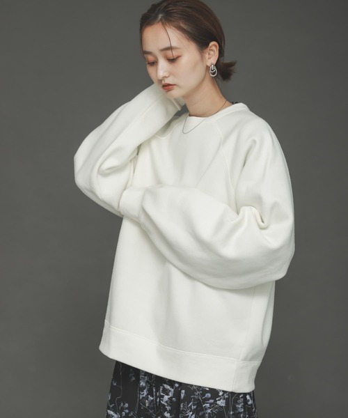 SENSE OF PLACE by URBAN RESEARCH（センスオブプレイスバイアーバンリサーチ）の「ウラキモウルーズスウェットシャツ（スウェット・レディース・ブルー/アイボリー/ブラック・ONE）」の6枚目の写真