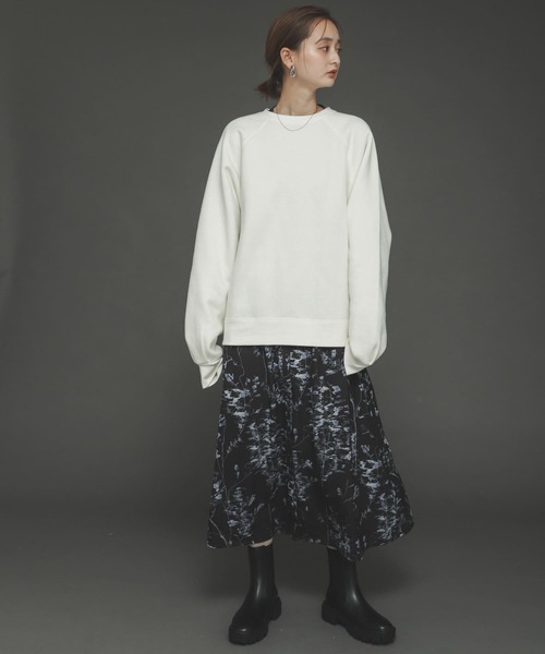 SENSE OF PLACE by URBAN RESEARCH（センスオブプレイスバイアーバンリサーチ）の「ウラキモウルーズスウェットシャツ（スウェット・レディース・ブルー/アイボリー/ブラック・ONE）」の11枚目の写真