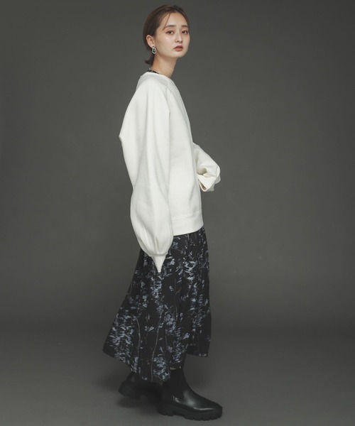 SENSE OF PLACE by URBAN RESEARCH（センスオブプレイスバイアーバンリサーチ）の「ウラキモウルーズスウェットシャツ（スウェット・レディース・ブルー/アイボリー/ブラック・ONE）」の14枚目の写真