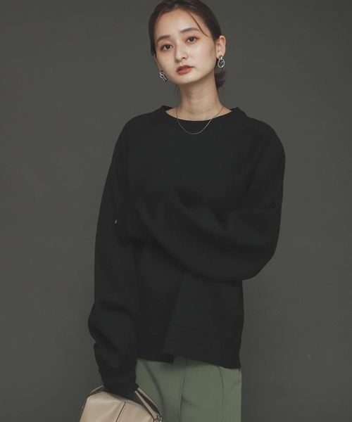 SENSE OF PLACE by URBAN RESEARCH（センスオブプレイスバイアーバンリサーチ）の「ウラキモウルーズスウェットシャツ（スウェット・レディース・ブルー/アイボリー/ブラック・ONE）」の15枚目の写真