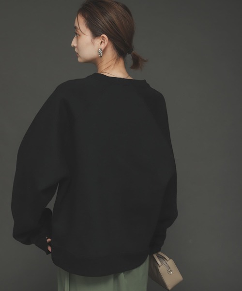 SENSE OF PLACE by URBAN RESEARCH（センスオブプレイスバイアーバンリサーチ）の「ウラキモウルーズスウェットシャツ（スウェット・レディース・ブルー/アイボリー/ブラック・ONE）」の17枚目の写真