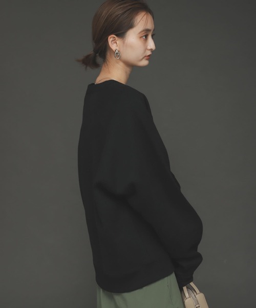 SENSE OF PLACE by URBAN RESEARCH（センスオブプレイスバイアーバンリサーチ）の「ウラキモウルーズスウェットシャツ（スウェット・レディース・ブルー/アイボリー/ブラック・ONE）」の19枚目の写真