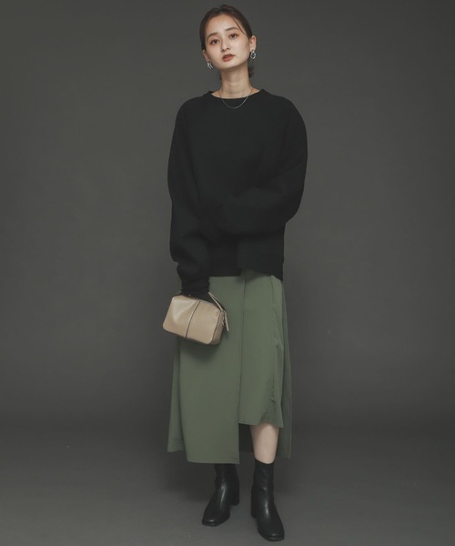 SENSE OF PLACE by URBAN RESEARCH（センスオブプレイスバイアーバンリサーチ）の「ウラキモウルーズスウェットシャツ（スウェット・レディース・ブルー/アイボリー/ブラック・ONE）」の22枚目の写真