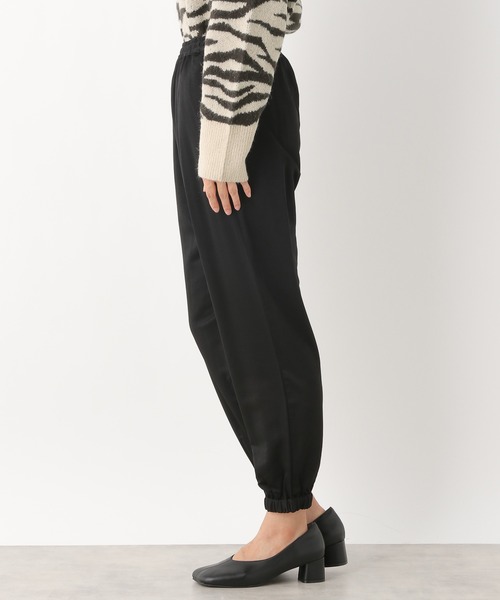 LEPSIM（レプシィム）の「ジョガーパンツ　217980（その他パンツ・レディース・ブラック/グレイッシュベージュ・MEDIUM/LARGE）」の3枚目の写真