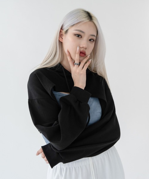 FOLLOWIN(フォロウィン)の「エポキシ加工ハートリング(リング・レディース・ブラック/パープル/レッド/ブルー・ONE SIZE)」の22枚目の写真