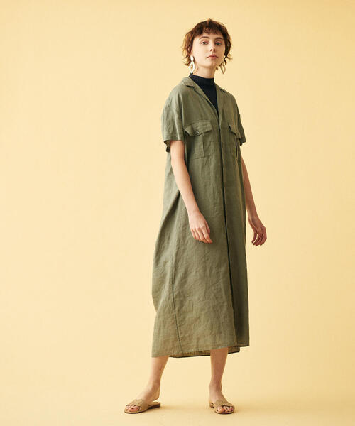 セール ブランド古着 シャツワンピース シャツワンピース Galerie Vie ギャルリー ヴィー のファッション通販 Zozoused