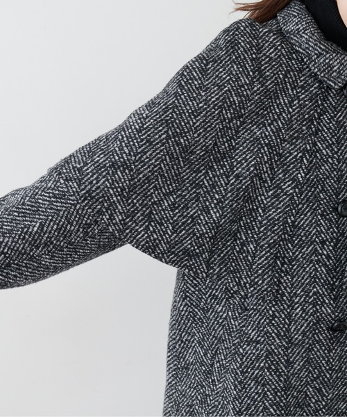 natural couture(ナチュラルクチュール)の「羽織るだけでトレンド顔!ケープ付きステンカラーコート(ステンカラーコート・レディース・その他1/ミント/アイボリー/グレー/ブラック・FREE)」の22枚目の写真