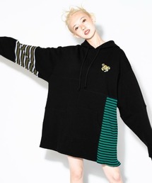 CANDY PATCHED BORDER HOODIE