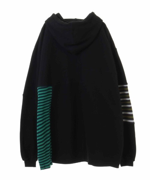 Candy Stripper（キャンディストリッパー）の「CANDY PATCHED BORDER HOODIE（パーカー・レディース・ブラック/ブラウン/グリーン・2）」の11枚目の写真