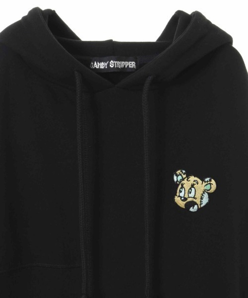 Candy Stripper（キャンディストリッパー）の「CANDY PATCHED BORDER HOODIE（パーカー・レディース・ブラック/ブラウン/グリーン・2）」の12枚目の写真