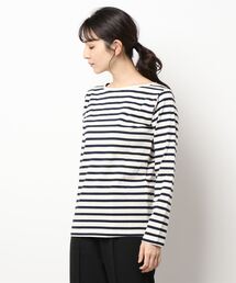 Lugnoncure | ボーダーボートネックプルオーバー(Tシャツ/カットソー)