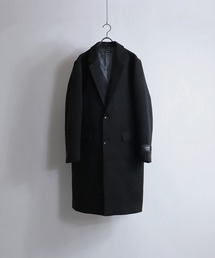 ルーズシルエット Plain / British check ベーシックチェスターコート ユニセックス【Confirm】