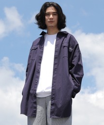 <Le Pigeon Voyageur>長袖ロングワークシャツ