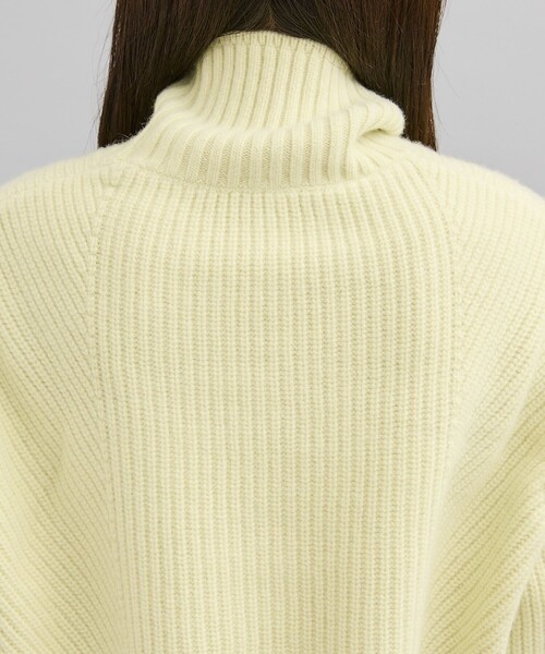 city（シティ）の「【CITY】スーパーファインウールショートニットトップス（ニット/セーター・レディース・ミント/グリーン/ブラック・FREE）」の8枚目の写真