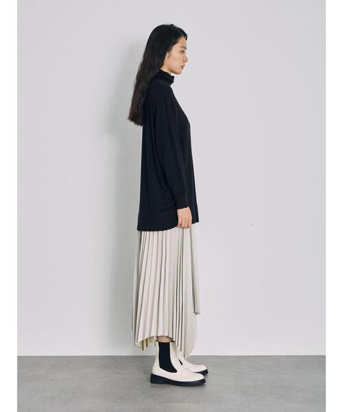 GARAGE OF GOOD CLOTHING（ガレージオブグッドクロージング）の「合皮巻きプリーツスカート（スカート・レディース・ブラック/ホワイト・FREE）」の20枚目の写真