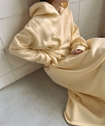 Bab（バブ）の「ウエストタック裏起毛ワンピース（ワンピース）」