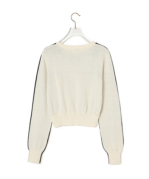 CONVERSE(コンバース)の「CONVERSE DESIGNED BY MEG / ニットプルオーバー(ニット/セーター・レディース・ブラック/クリーム・ONE SIZE)」の14枚目の写真