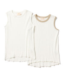 Ray BEAMS | CaRouseLamBRa / 2Pack クルーネック ノースリーブ Tシャツ(タンクトップ)