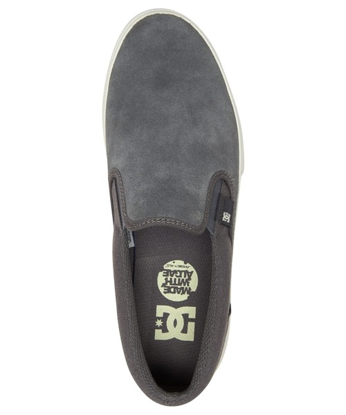 DC SHOES（ディーシーシューズ）の「MANUAL SLIP-ON LE/DCスリッポン（スリッポン・メンズ・ネイビー/グレー・27.5cm/26.5cm/28cm/27cm/28.5cm/26cm）」の4枚目の写真