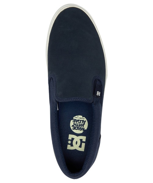 DC SHOES（ディーシーシューズ）の「MANUAL SLIP-ON LE/DCスリッポン（スリッポン・メンズ・ネイビー/グレー・27.5cm/26.5cm/28cm/27cm/28.5cm/26cm）」の8枚目の写真