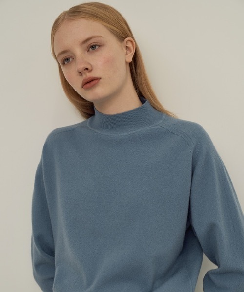 deBURN（デバーン）の「【deBURN 】モアハーフルネックニット / more half turtle_KN（ニット/セーター・レディース・ブルー/ライトブラウン/ブラック/パープル/アイボリー/カーキ/レンガ/ブラウン/ライトグレー/マスタード・FREE）」の15枚目の写真