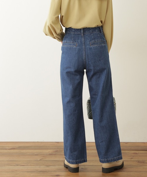 N.(N. Natural Beauty Basic)(エヌエヌナチュラルビューティーベーシック)の「【S Size Line】◆ハイウエストデニムワークポケットパンツ(デニムパンツ・レディース・インディゴブルー/ナチュラル・SMALL/MEDIUM)」の14枚目の写真