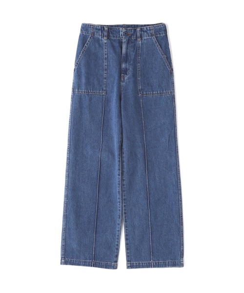 N.(N. Natural Beauty Basic)(エヌエヌナチュラルビューティーベーシック)の「【S Size Line】◆ハイウエストデニムワークポケットパンツ(デニムパンツ・レディース・インディゴブルー/ナチュラル・SMALL/MEDIUM)」の18枚目の写真