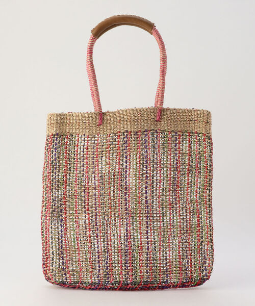 The Bagmati(ザバグマティ)の「【BAGMATI/ バグマティ】アバカ編みトートバッグ(トートバッグ・レディース・ネイビー/マルチ/ピンク系その他3/ブラック系その他3・FREE)」の7枚目の写真
