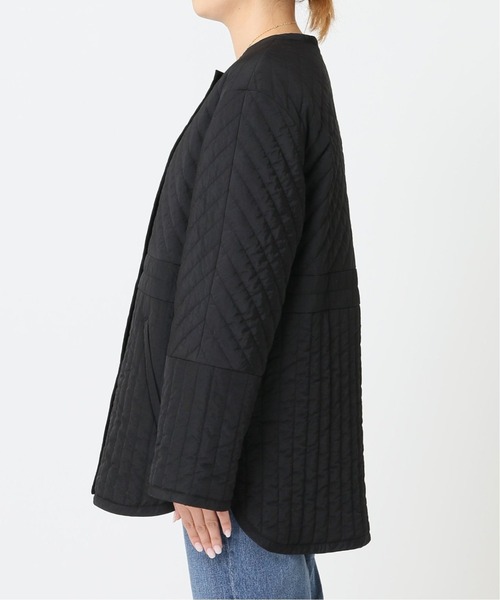 JOURNAL STANDARD(ジャーナルスタンダード)の「《追加》イレギュラーキルティングミドルブルゾン◆3(ブルゾン・レディース・ブラック/グレー・FREE)」の12枚目の写真