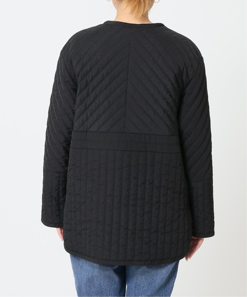 JOURNAL STANDARD(ジャーナルスタンダード)の「《追加》イレギュラーキルティングミドルブルゾン◆3(ブルゾン・レディース・ブラック/グレー・FREE)」の3枚目の写真