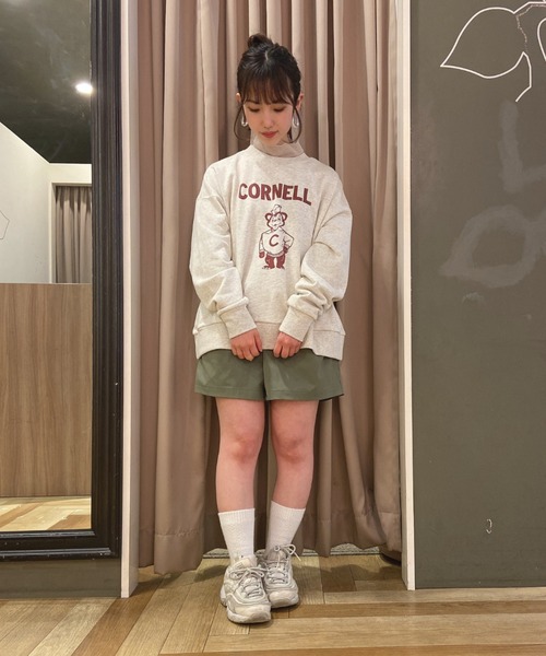 SLURR(スラ―)の「タックショートパンツ(その他パンツ・レディース・ブラック/カーキ/ベージュ・FREE)」の10枚目の写真