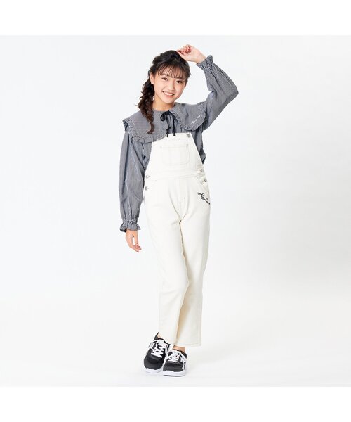 algy(アルジー)の「りぼん付きスクエア衿ブラウス(シャツ/ブラウス・キッズ・ブラック/ベージュ/オフホワイト・SMALL/MEDIUM/X-SMALL/XX-SMALL)」の5枚目の写真