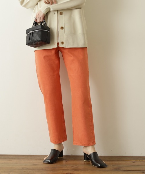 N.(N. Natural Beauty Basic)(エヌエヌナチュラルビューティーベーシック)の「【S Size Line】◆ライトカラースリムテーパードデニム(デニムパンツ・レディース・ライトブルー/パープル/オレンジ・SMALL/MEDIUM)」の17枚目の写真