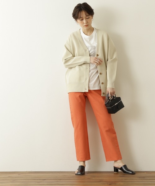 N.(N. Natural Beauty Basic)(エヌエヌナチュラルビューティーベーシック)の「【S Size Line】◆ライトカラースリムテーパードデニム(デニムパンツ・レディース・ライトブルー/パープル/オレンジ・SMALL/MEDIUM)」の9枚目の写真