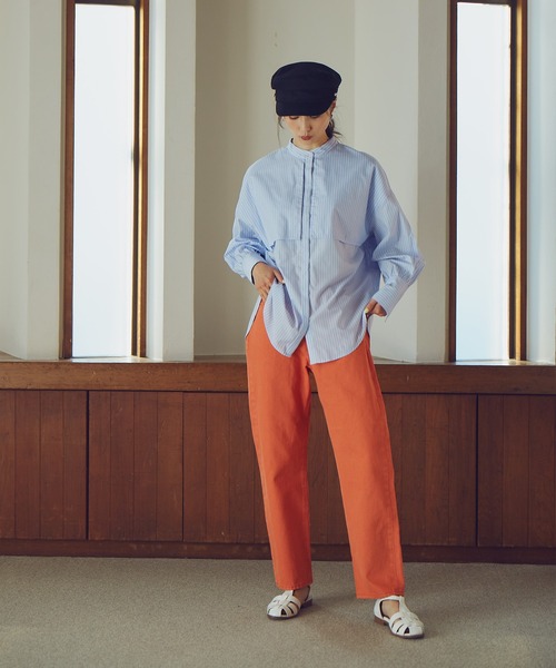 N.(N. Natural Beauty Basic)(エヌエヌナチュラルビューティーベーシック)の「【S Size Line】◆ライトカラースリムテーパードデニム(デニムパンツ・レディース・ライトブルー/パープル/オレンジ・SMALL/MEDIUM)」の22枚目の写真