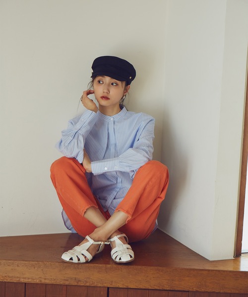 N.(N. Natural Beauty Basic)(エヌエヌナチュラルビューティーベーシック)の「【S Size Line】◆ライトカラースリムテーパードデニム(デニムパンツ・レディース・ライトブルー/パープル/オレンジ・SMALL/MEDIUM)」の21枚目の写真