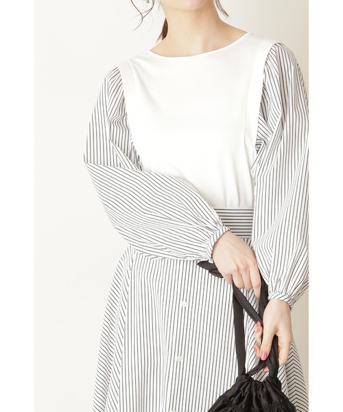 JILL STUART（ジルスチュアート）の「◆ジャンニカットソー（Tシャツ/カットソー・レディース・ホワイト/グリーン・FREE）」の7枚目の写真