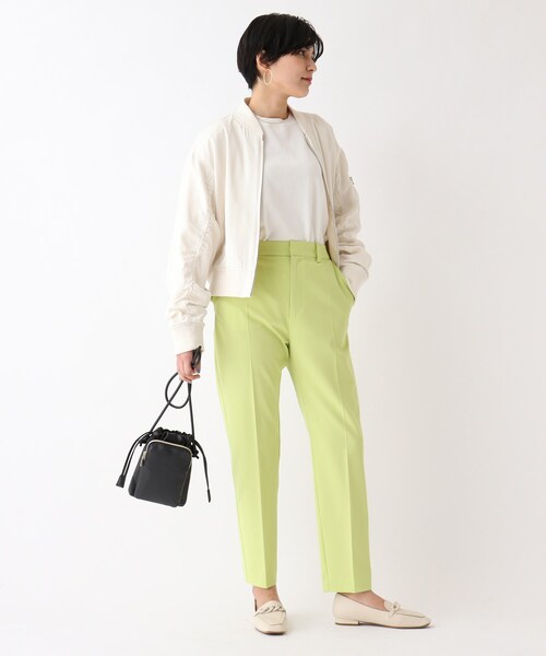 OPAQUE.CLIP（オペークドットクリップ）の「◆ソフトフェイクレザードロストミニショルダー（ショルダーバッグ・レディース・ホワイト/ブラック/イエロー/ベビーピンク・00）」の10枚目の写真