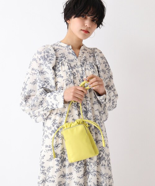 OPAQUE.CLIP（オペークドットクリップ）の「◆ソフトフェイクレザードロストミニショルダー（ショルダーバッグ・レディース・ホワイト/ブラック/イエロー/ベビーピンク・00）」の8枚目の写真